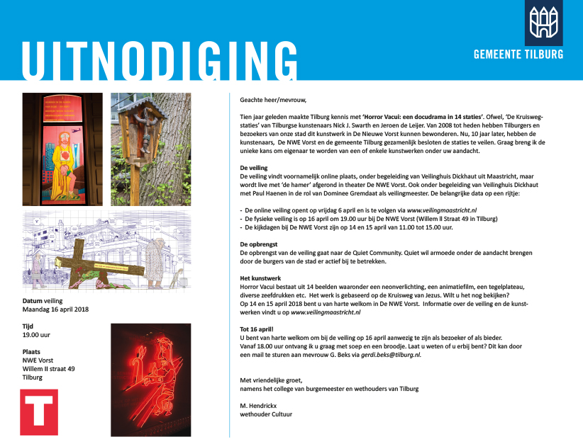 Opbrengst Veiling Kunstwerk Horror Vacui Ten Behoeve Van Poule Des Doods